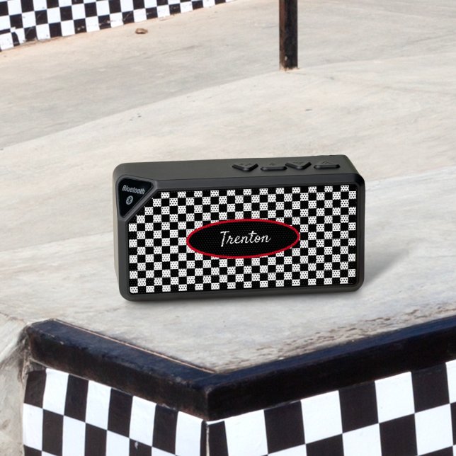 Classic Checkered Monogram Bluetooth Speaker (Creator Uploaded)