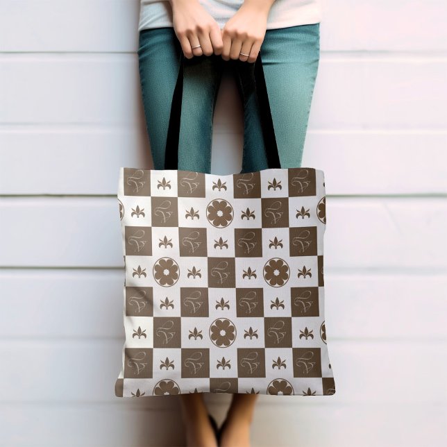 Classic Checkered Pattern  Tote Bag (Creator Uploaded)