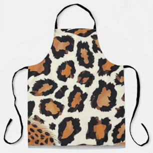 Classic Cheetah Skin Animal Print Texture Apron