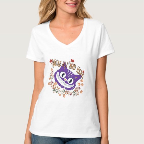Classic Cheshire Cat Halloween edition T_Shirt