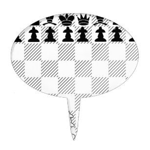 Chess King Cake Toppers | Zazzle