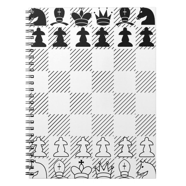 Classic chess board notebook (Front)