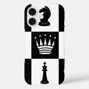 Classic Chess Pieces iPhone 16 Case
