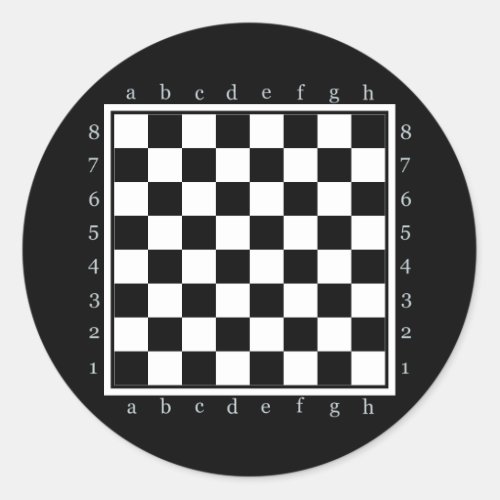 classic chess table chess it or leave it classic round sticker