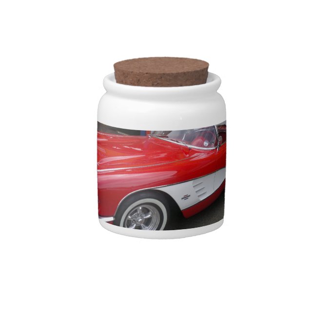 Classic Chevrolet Corvette Candy Jar (Front)