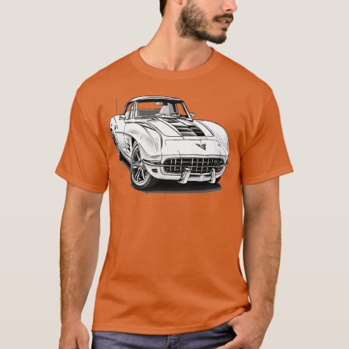 Classic Chevrolet Corvette T_Shirt