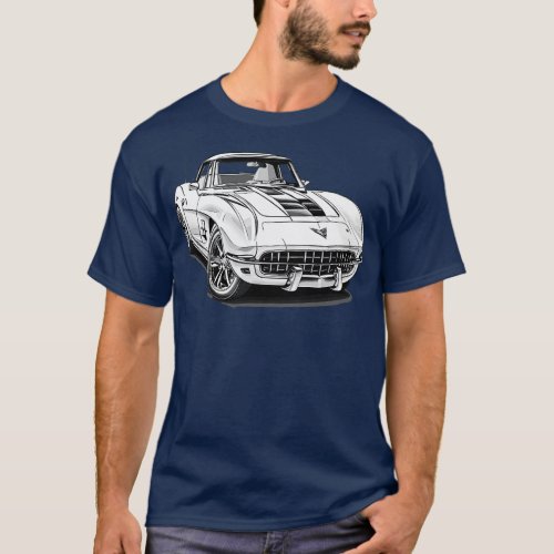 Classic Chevrolet Corvette T_Shirt