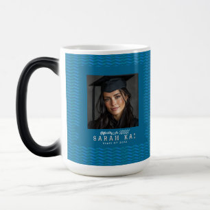 Classic Chevron Print Commencement Exercise Color Morph Mug