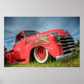 Classic Chevy Pickup Poster