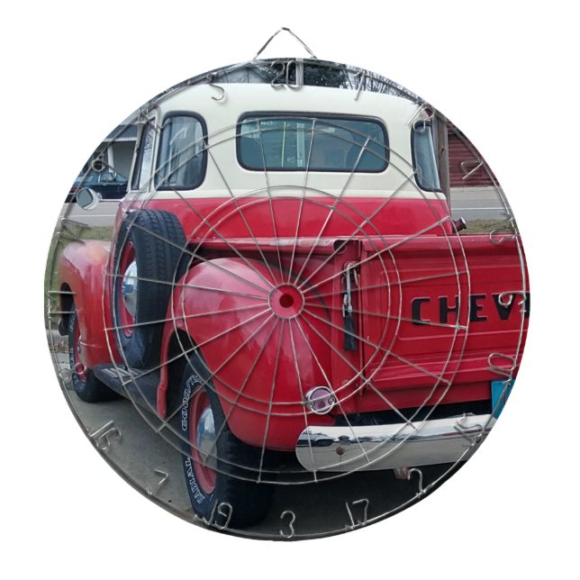 Classic Chevy Truck Tailgate Dartboard (Front)