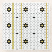 Vintage Caf Bistro Tiles Floor Pattern Zazzle