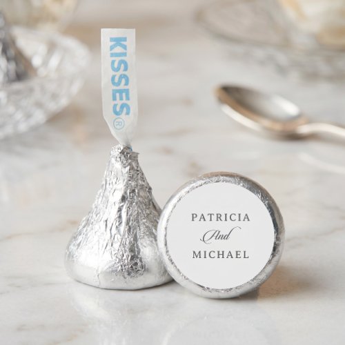 Classic Chic Calligraphy Wedding Hershey®'s Kisses®