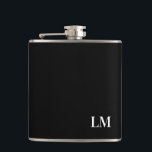 Classic Chic Elegant Wedding Monogram Flask<br><div class="desc">This simple monogram design is classic. This flask makes a great gift for your special occasion.</div>