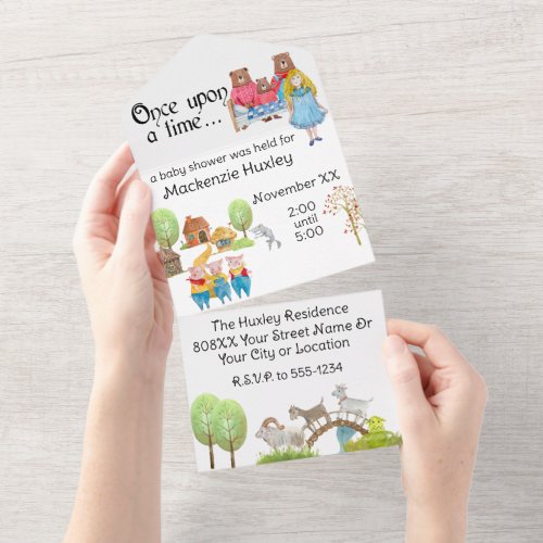 Classic Childrens Fairytale and Folktale Stories All In One Invitation