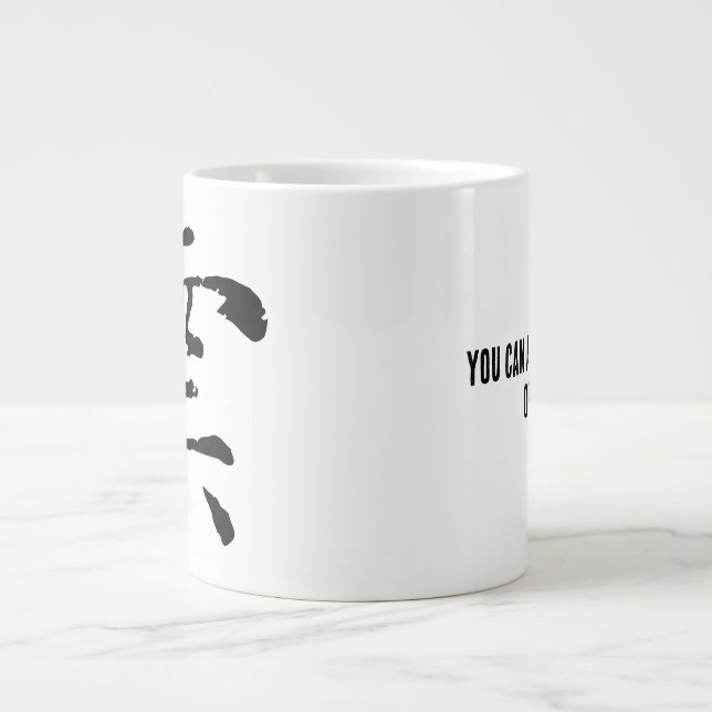 Classic Chinese Calligraphy-Cloud-#001- Giant Coffee Mug (Front)