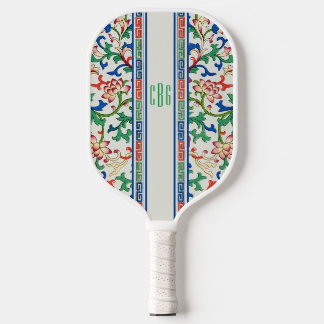 Classic Chinoiserie Pickleball Paddle (Front)