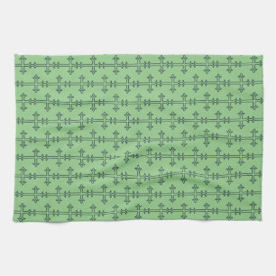 Classic Christian Cross Minimalist Fine Art Kitchen Towel