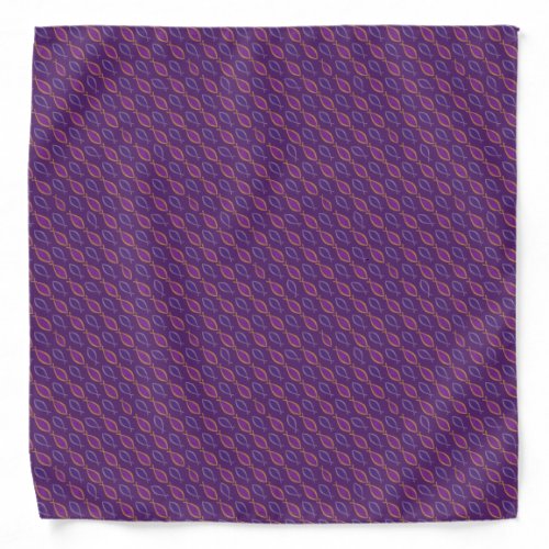 Classic Christian Ichthys Jesus Fish Purple Bandana