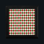 Classic Christmas Argyle Pattern Gift Box<br><div class="desc">Elevate your holiday celebrations with this Classic Holiday Argyle Pattern favor box. Perfect for gift-giving, party favors, or holiday treats, this favor box features a festive green, red, and white argyle pattern that adds a touch of timeless elegance to any occasion. Whether you're planning a Christmas party, corporate event, or...</div>