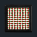 Classic Christmas Argyle Pattern Gift Box<br><div class="desc">Elevate your holiday celebrations with this Classic Holiday Argyle Pattern favor box. Perfect for gift-giving, party favors, or holiday treats, this favor box features a festive green, red, and white argyle pattern that adds a touch of timeless elegance to any occasion. Whether you're planning a Christmas party, corporate event, or...</div>