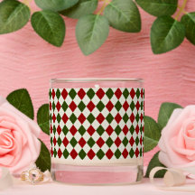 Classic Christmas Argyle Pattern