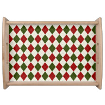 Classic Christmas Argyle Pattern