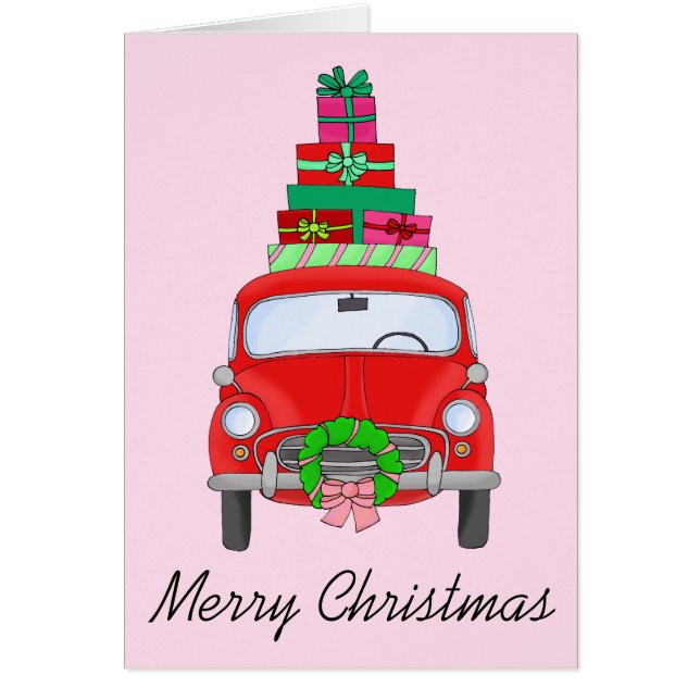 Classic Christmas Car Cards (Front)