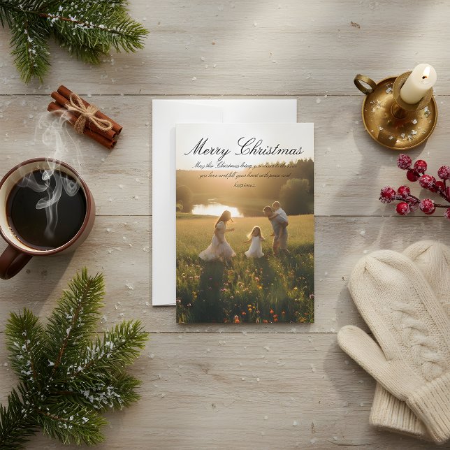 Classic Christmas Card – Joyful Holiday Wishes (Creator Uploaded)