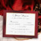 Classic Christmas Floral Crest Monogram Wedding
