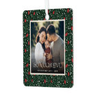 Classic Christmas Floral Frame Photo