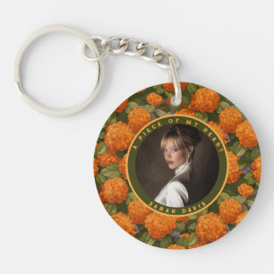 Classic Christmas Gifts Hydrangeans Flower Keychain