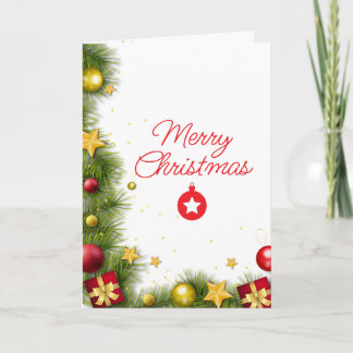 Classic Christmas Holiday Card
