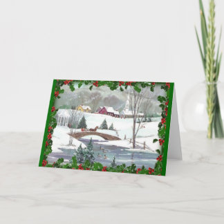Classic Christmas Image card