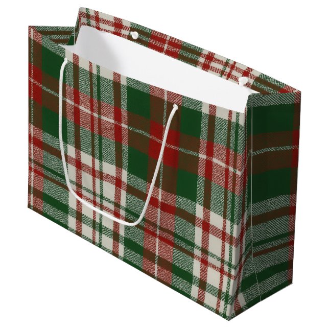 Classic Christmas Large Gift Bag (Front Angled)