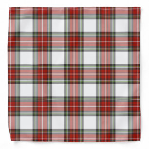 Classic Christmas Plaid Pattern Bandana
