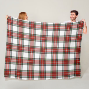 Classic Christmas Plaid Pattern Fleece Blanket