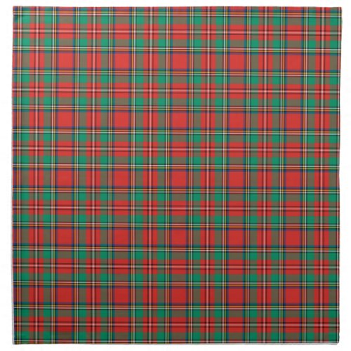 Classic Christmas Plaid Pattern Napkin