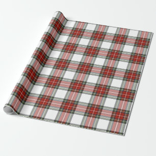 Classic Christmas Plaid Pattern Wrapping Paper
