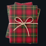 Classic Christmas Red Green Plaid Tartan Festive Wrapping Paper Sheets<br><div class="desc">Wrap your holiday gifts in timeless style with this Classic Christmas Red Green Plaid Tartan Festive Wrapping Paper. Featuring a traditional red and green plaid tartan pattern, these wrapping paper sheets bring a warm, nostalgic feel to your presents. Perfect for adding a festive touch under the tree, this design captures...</div>