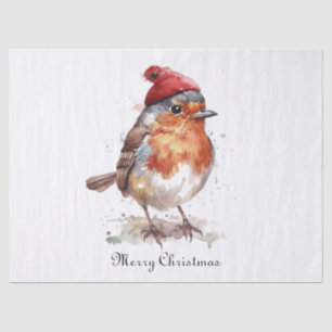 Classic Christmas Robin, custom Tissue Paper