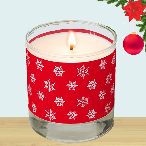 Classic Christmas Snowflakes Scented Candle