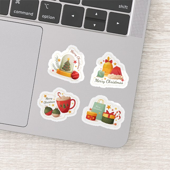 Classic christmas sticker collection (Detail)