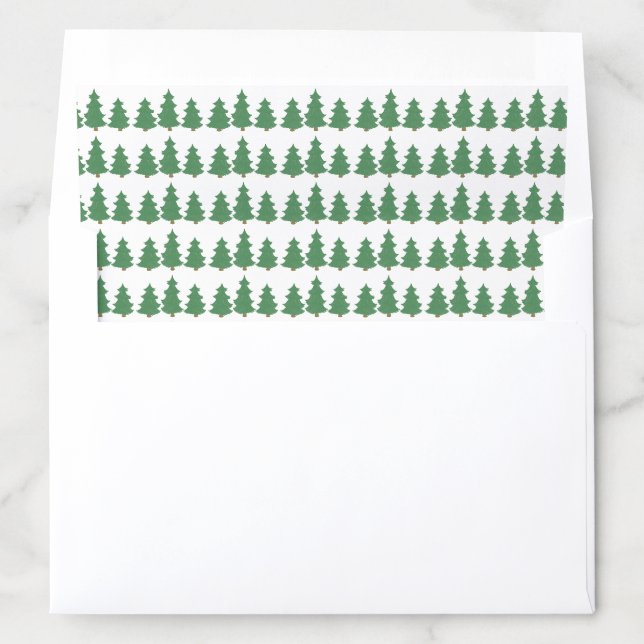 Classic Christmas Tree Envelope Liner (In Envelope)