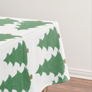 Classic Christmas Tree Tablecloth