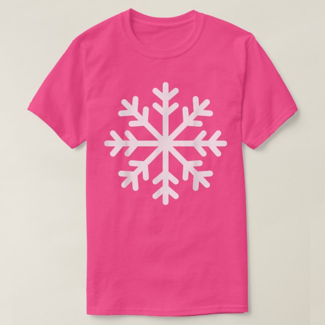 Classic Christmas Winter Snowflake Costume Pajamas T-Shirt (Design Front)
