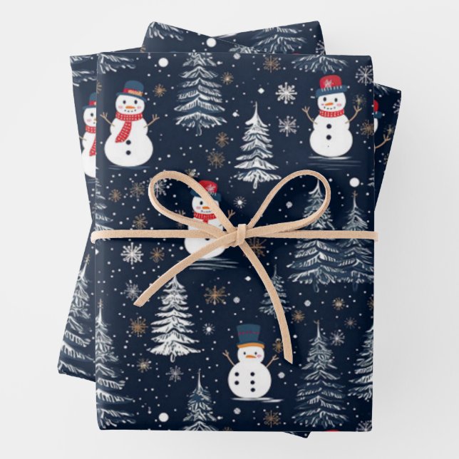 Classic Christmas  Wrapping Paper Sheets (In situ)