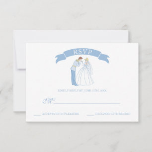 Classic Cinderella Wedding Classic RSVP Card