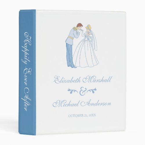 Classic Cinderella Wedding Mini Binder