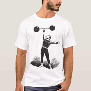 Classic Circus Strong Man Weightlifter Shirt