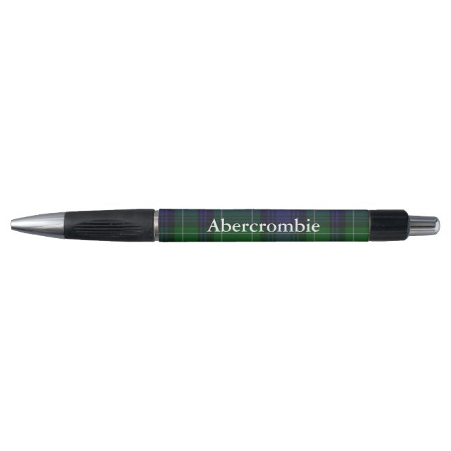 Classic Clan Abercrombie Tartan Plaid Custom Pen (Front)